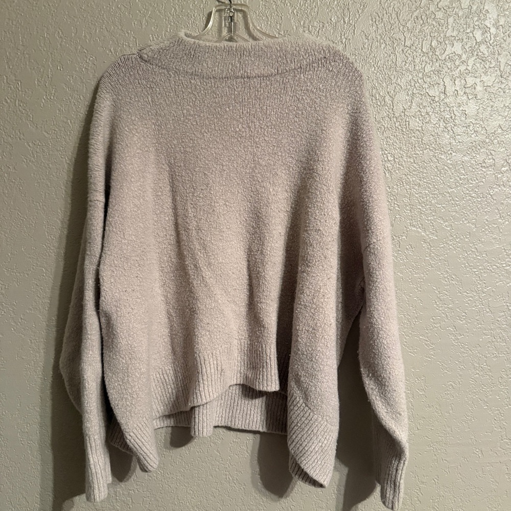 Cable Knit Women's Cream Sweater Size XL